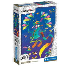 Imagen puzzle mordillo 500 piezas compact box clementoni