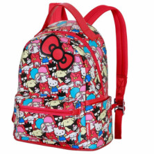 imagen 1 de mochila urbana hello kitty friends 25cm