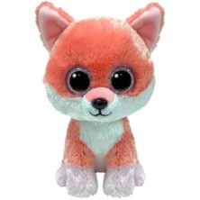 PELUCHE TY BEANIE BOOS VIXEN ORANGE FOX 15 CM
