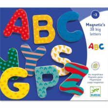 JUEGO MAGNÉTICO LETRAS FANTASÍA DJECO DE MADERA PARA NIÑOS
