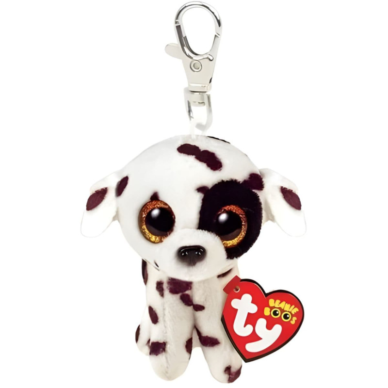 Imagen llavero peluche beanie boos perro luther 10cm ty