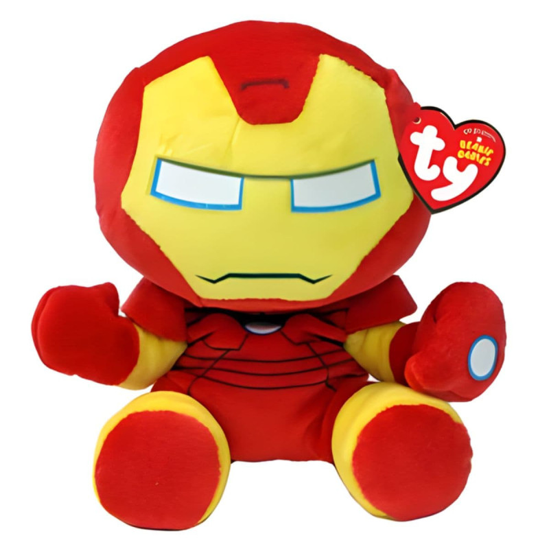 Peluche Beanie Babies Iron Man Ty 15 cm