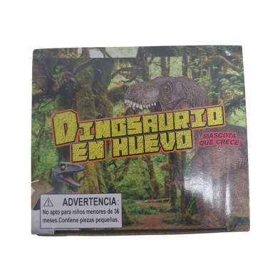 Huevo gigante dinosaurio ROYMART con marcado CE y advertencias legales