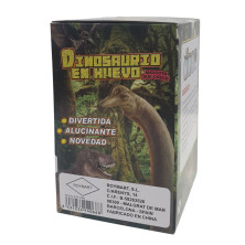 Dinosaurio expansible ROYMART dentro de huevo gigante