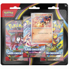 Imagen jcc colección pack 3 sobres megaevolución caos cre