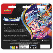 imagen 1 de jcc colección pack 3 sobres megaevolución caos cre