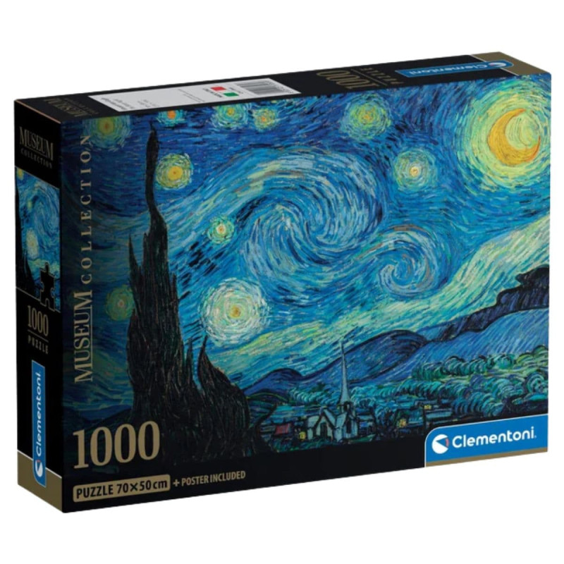 Caja puzzle Clementoni Museum The Starry 1000 piezas