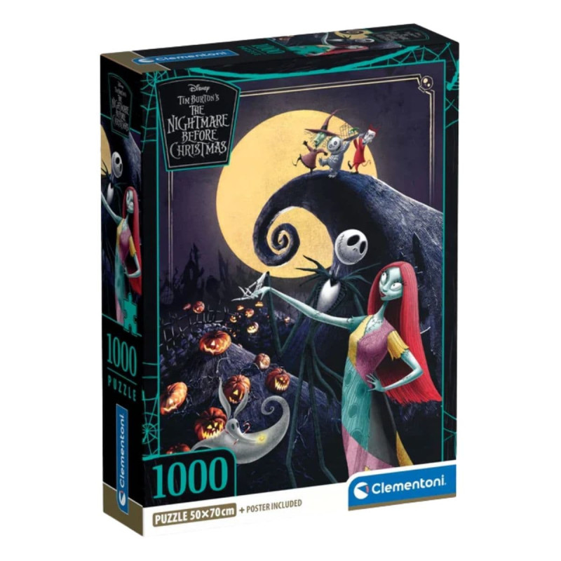 Puzzle Clementoni Disney Nightmare 1000 piezas caja frontal