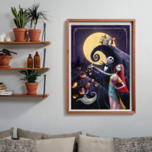 Decoración con poster The Nightmare Before Christmas