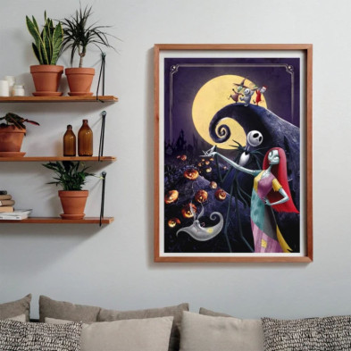 Decoración con poster The Nightmare Before Christmas