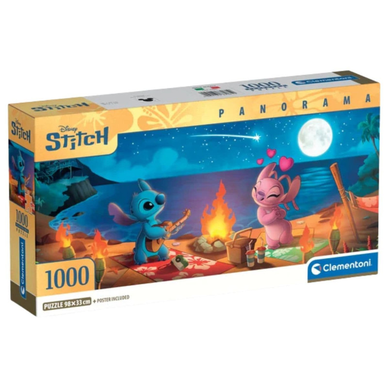 Puzzle Clementoni Disney Stitch 1000 piezas caja frontal