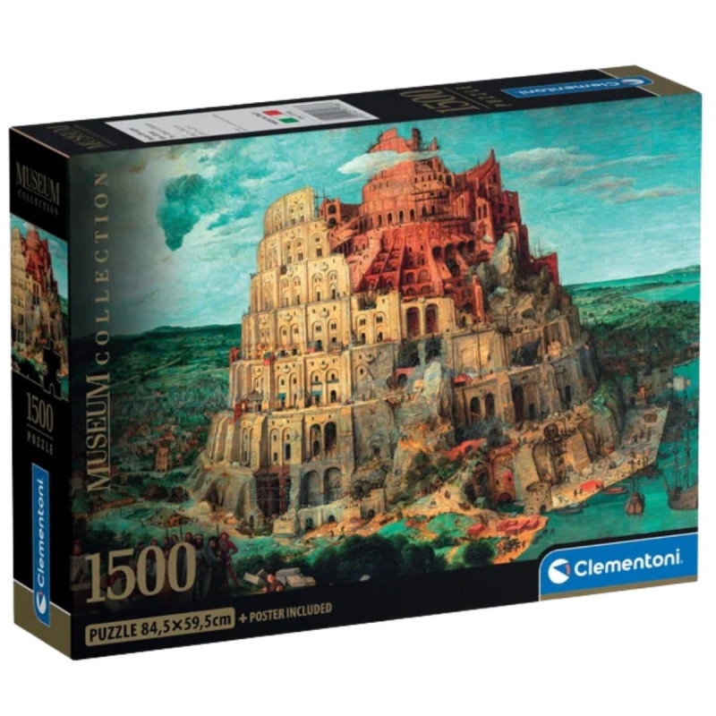 Puzzle Clementoni Museum La Torre de Babel 1500 piezas