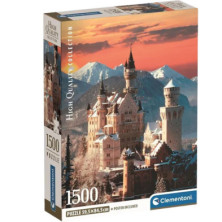 Caja del puzzle Clementoni Neuschwanstein 1500 piezas