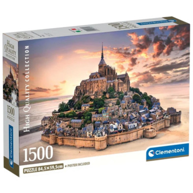Puzzle Clementoni The Mont Saint 1500 piezas
