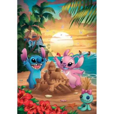 Imagen puzzle montado Disney Stitch 500 piezas