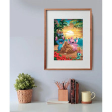 Póster ilustración Disney Stitch 500 piezas