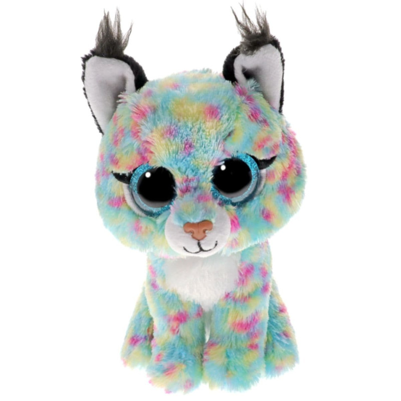 Peluche Babies Gato Bobcat Lynx 15cm TY multicolor con ojos grandes y orejas puntiagudas