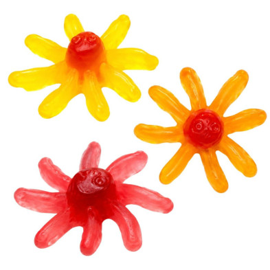 Gominolas Trolli Octopus Spicy en forma de pulpo sobre fondo blanco