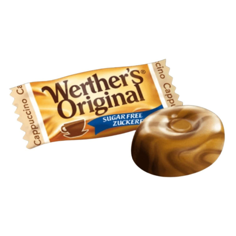 Caramelo Werther's Original Cappuccino sin azúcar envuelto individualmente