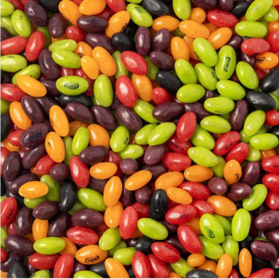 caramelos de goma grageados multicolor con impresión Vidal