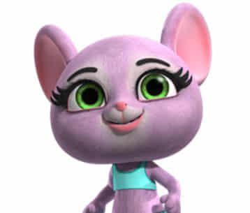 Shine es la deportista del grupo. MOUSE in the HOUSE