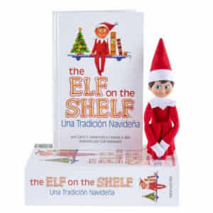 MUÑECO ELFO NIÑO Y CUENTO - THE ELF ON THE SHELF