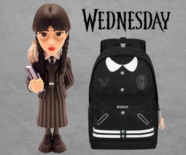 Todos los productos y  merchandisind de tu serie favorita WEDNESDAY