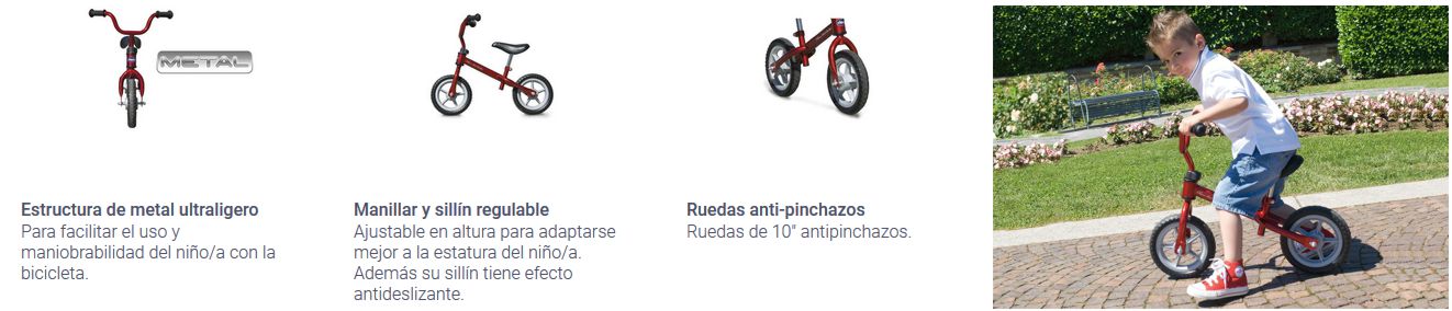 Bicicleta sin pedales chicco