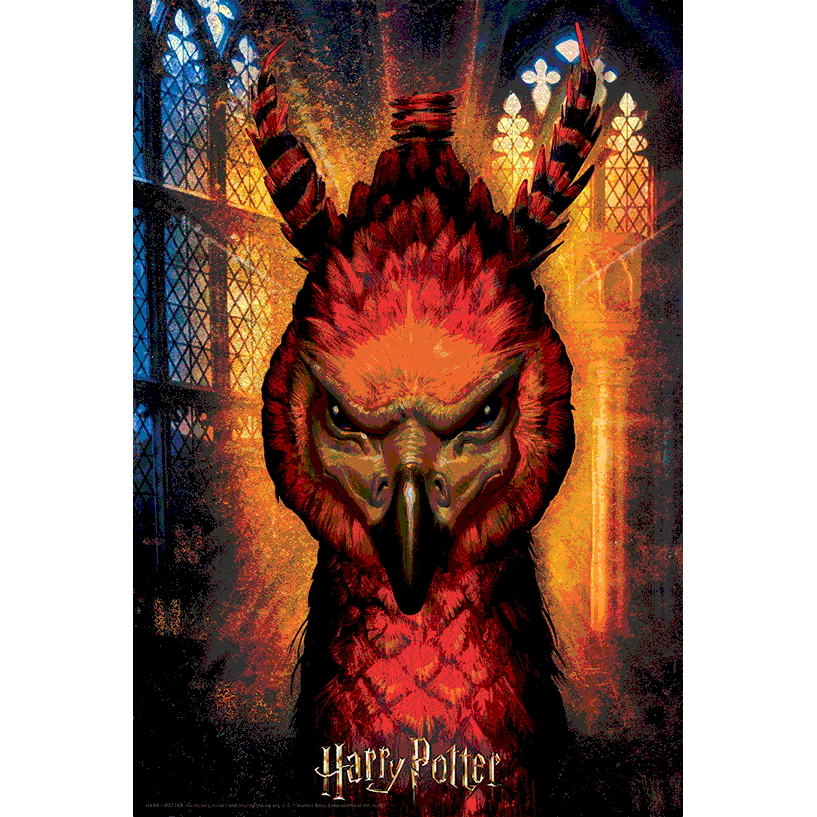Imagén 1 PUZZLE LENTICULAR HARRY POTTER FAWKES 300 PIEZAS