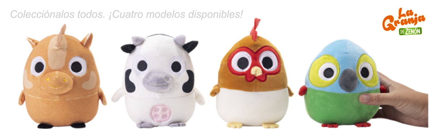 Imagén ampliada PELUCHE MUSICAL LORO LA GRANJA DE ZENON 15CM